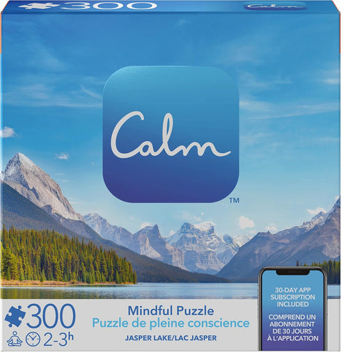 300 Piece Calm Jigsaw Puzzle for Relaxation - Stress Relief and Mood Elevation for Adults and Kids Ages 8+