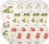 Mazeann 2 Pack Frog Forest Mushrooms Burp Cloths Baby Boys Girls Absorbent Soft Cotton Burping Cloths Rags