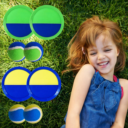 Catch Ball Game for Kids, Beach Toys Backyard Toss and Catch Games, Upgraded Sticky Balls for Family Outside Fun