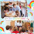 240 Pieces Rainbow Erasers for Kids, Bulk St. Patrick's Day Cute Classroom Prize Supplies