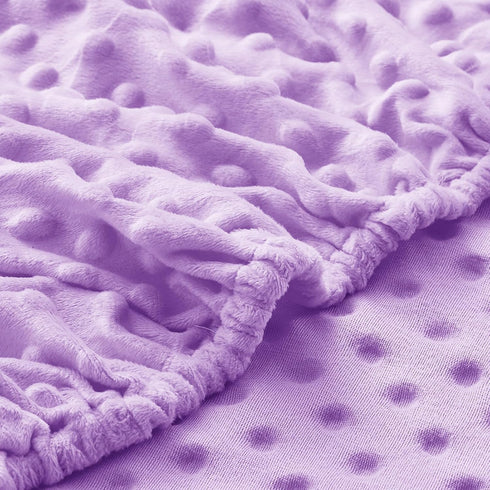 28 52 Inch Entisn Baby Crib Sheets, x Minky Dot Fitted Crib Mattress Sheet for Girls, Soft and Warm Fleece Nursery