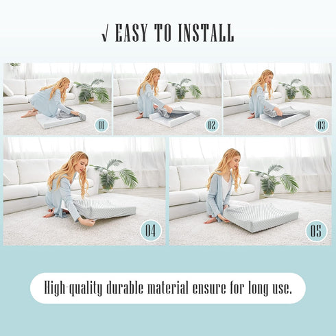 Cute Castle (2 Pack Changing Pad Cover - Ultra Soft Bean Dot Plush Changing Table Covers Breathable Baby Changing Pad