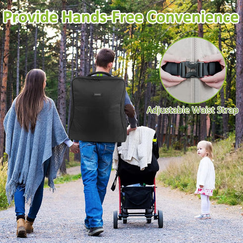 V2,MINU V3, Backpack YOREPEK Padded Stroller Bag for Airplane Travel Fits for UPPAbaby MINU,MINU Gate Check Stroller