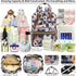 Backpack Diaper Bag Tote for Women Large Capacity, Multifunctional Waterproof Baby Bag with Insulated Pockets For Baby