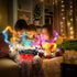 HAMIMOS 48 PCS Light Up Pop Tubes Glow Sticks, Christmas Halloween Light Toys Party Decorations Supplies Favors