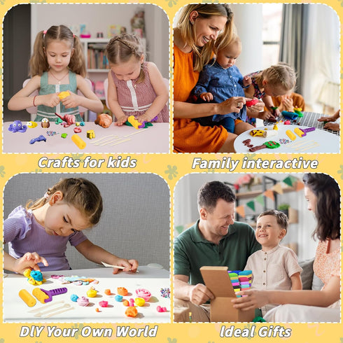 169 120 Pcs Air Dry Clay Colors Modeling Model Magic Clay for DIY Molding Starter Kit with Sculpting Tools,Ultra Light