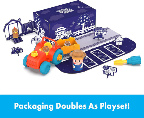 Educational Insights Design & Drill Bolt Buddies Tractor Take Apart Toy with Screwdriver Tool - Preschool STEM Gift