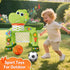 1 1-3 1 AuroTops Toddler Basketball Hoop & Soccer Goal Toy,Dinosaur Toys with Light & Music,Musical Toys for Year Old