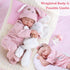 18'' Set 3+ Aori Reborn Baby Dolls Girl - Realistic Sleeping Newborn - Lifelike Hand-Painted Vinyl Baby Doll with Doll