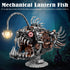 Set, 14+ (1038PCS) Vziimo Mechanical Lantern Fish Building Creative Sea Animal Building Blocks Toys with Light, Home