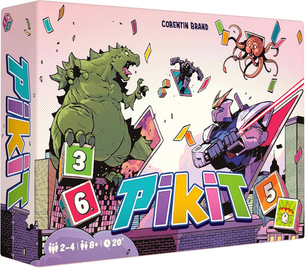 Repos Production Pikit Board Game - Dice Rolling & Card Claiming Strategy Game for Kids & Adults, Ages 8+