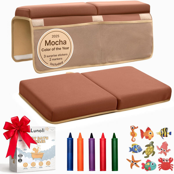 Baby Bath Kneeler and Elbow Rest Pad Set 1.8 Thick 2025 Color