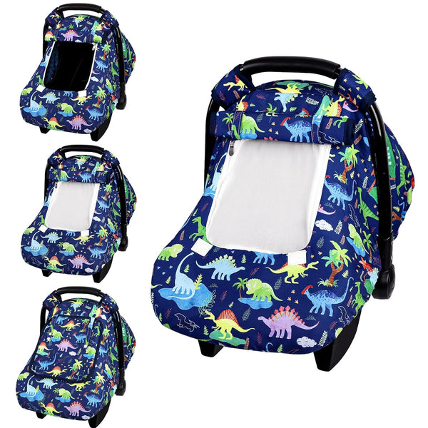 Baby Car Seat Cover, Windproof Carseat Cover for Infant Boys, Infant Breathable
