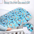 UOMNY Fitted Crib Sheet for Standard Crib and Toddler Mattresses, Baby Sheet, 1 Pack (Dog Toddler Sheet)