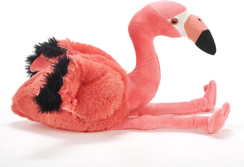 12 inches The Petting Zoo Flamingo Stuffed Animal, Gifts for Kids, Wild Onez Zoo Animals, Flamingo Plush Toy