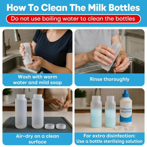 Tilcare 30H 2 150ml/5Oz Portable Breast Milk Cooler Bottle: Cooling Time, x BPA-Free, Durable Breastmilk Storage