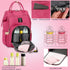 Backpack Pomelo Best Diaper Bag Stylish Waterproof Multifunctional Large Baby Bag with Changing Mat and Stroller Straps