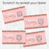Big Dot of Happiness Pink Rose Gold Birthday - Happy Birthday Party Game Scratch Off Dare Cards (22 Count).