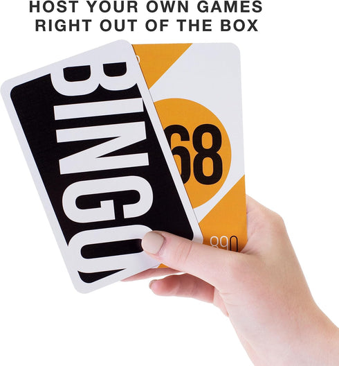 Set 1000 100 Set Royal Bingo Supplies Bingo Game for Adults, Seniors, and Family - Chips, Cards, Jumbo Deck of Calling
