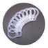 10 Clean Food Grade Transparent Silicone Adapter Rings for Button Style Maam Dummy Baby Pacifier Soother Teething