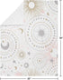 Sweet Jojo Designs Star and Moon Celestial Baby Girl Receiving Security Swaddle Blanket for Newborn or Toddler Nursery
