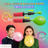 Hand Pump Balloon Inflator & Kit - 2 Hand Air Pumps for Balloons & Garland, Tie Tool, String & Tape for Birthday Party