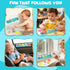JoiTale Set, Baby Bath Toys, Mould Free Silcone Shape Sorting & Stacking Bath Toy No Hole No Mold Silicone Color