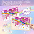 Sticeard 4-6,Unicorn 4 Packs 3-5,24 3 4 5 6 Puzzles for Kids Ages Princess Wooden Jigsaw Puzzles Puzzles for Kids Ages