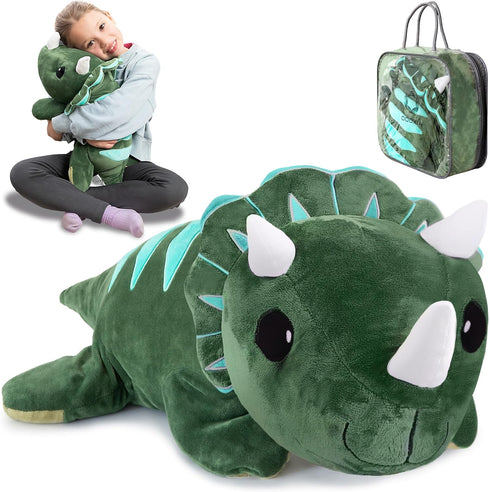 ODOXIA Big Weighted Animals for Anxiety 5lb Dinosaur | Stuffed Weighted Plush