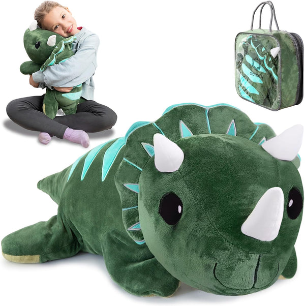 ODOXIA Big Weighted Animals for Anxiety 5lb Dinosaur | Stuffed Weighted Plush
