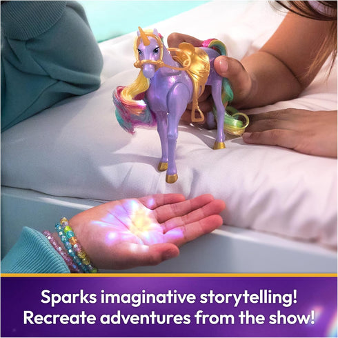 Unicorn Academy Sophia & Light Magic Wildstar with Rainbow Light-up Effects, Dolls & Riding Accessories for Girls Ages