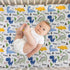 Billion Xin 52'' 28'' 100% Crib Sheets for Boys and Girl, Fitted Crib Sheet X for Standard Crib - Natural Cotton Fitted