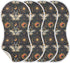 GOODOLD Set 1 Pack Magical Moth Moon Muslin Baby Burp Cloths - Super Absorbent and Soft Burping Rags - Cotton Burp