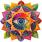 Mys Aurora Mandala Wooden Puzzles for Adults, 500 Piece Unique Shaped Wood