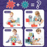 Gear Toys Interlocking Building Blocks, 150 Piece Educational Construction Set, Creative STEM Development Toys