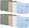 Arnzion Muslin Burp Cloths Set for Babies 100% Cotton Baby Washcloths, Large 20''x10''