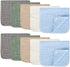 Arnzion Muslin Burp Cloths Set for Babies 100% Cotton Baby Washcloths, Large 20''x10''
