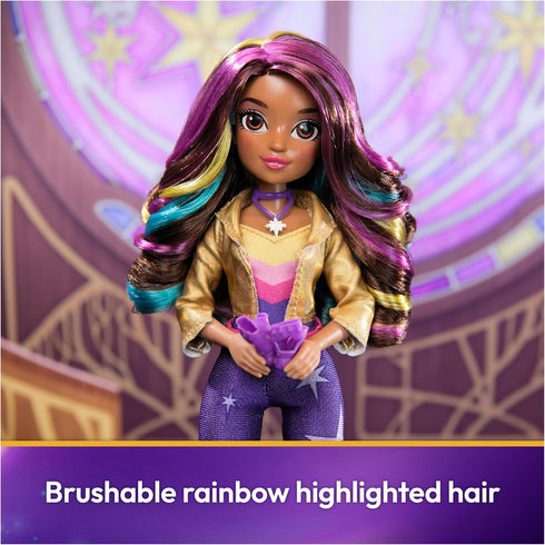 Unicorn Academy Sophia Doll - 9.5" with Rainbow-Streaked Hair, 6 Fashion Accessories & Styling Tool