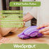WeeSprout Suction Plates with Lids for Babies & Toddlers - 100% Silicone, Divided Design, Microwave & Dishwasher Safe