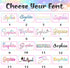 InterestPrint Ship Next Day,Personalized Baby Blanket for Girls Custom Birthday Blanket with Name Soft Butterfly Flower