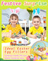 Oomloid 11 Set 1 2 3 1-3, 2-4 Pcs Magnetic Train Montessori Toys for Years Old Toddlers Boys Girls, Wooden Animals