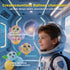 Ages3+ Magical Toy DIY Rocket Balloon Craft Kit for Kids, Creative Sticker Maker Activity with Air Pump, Build Your Own