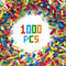 3 Otters 1000PCS Building Bricks Set, Classic Creative Building Blocks for 2-8 Year Old Boys and Girls