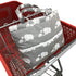 Twin Double Shopping Cart Cover for Baby Siblings with Carrying Case. Foldable Fit Wholesale Warehouse Grocery Stores