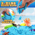 2.2lbs 3 4 5 6 7 8 GAIETYDIY Mermaid Sensory Bin for Girl, Magic Sand Art Kit with LED Light, Sensory Sand, Ocean Sea