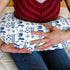 Navy White Nautical Marine Baby Nursing Pillow Covers for Boy Girl Lighthouse Compass Anchors Whale Nursing Pillowcase