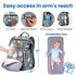 Backpack Backpack PILLANI Baby Diaper Bag - Diaper Bag w/Large Capacity - Baby Shower Gifts - Waterproof Travel Diaper