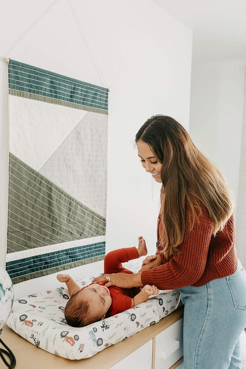 Copper Pearl Premium Knit Changing Pad Cover, Soft and Stylish, Universal Fit for All Standard Diaper Pads