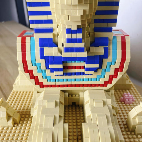 Explore Ancient Egyptian Mysteries with Sphinx Model Building, Micro Mini Bricks Blocks Toys