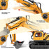 3 4 5 6 7 8 15 2.2 lb 4-6 RC Excavator Toys for Year Old Toddler Boys, Channel Remote Control Construction Toys